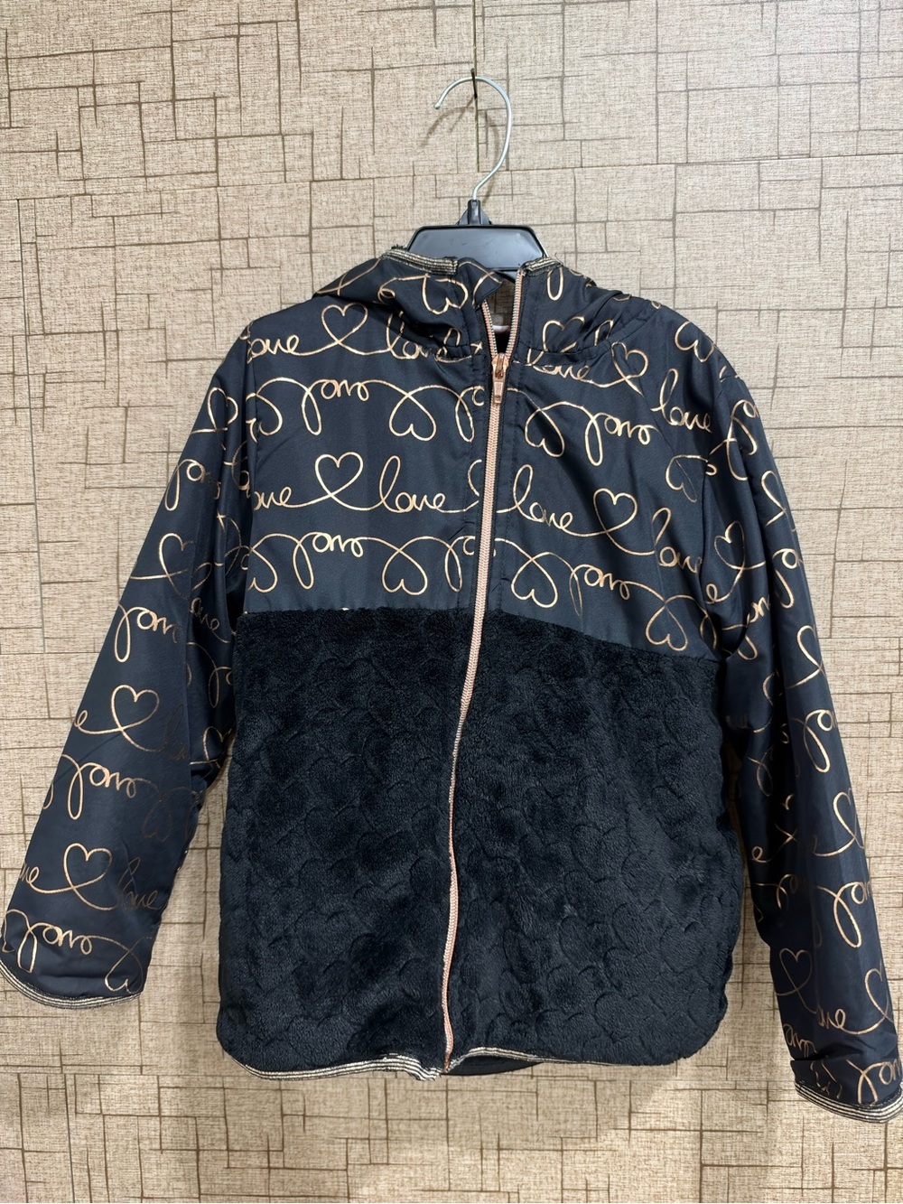 Penelope Mack Black Jacket with Gold Script